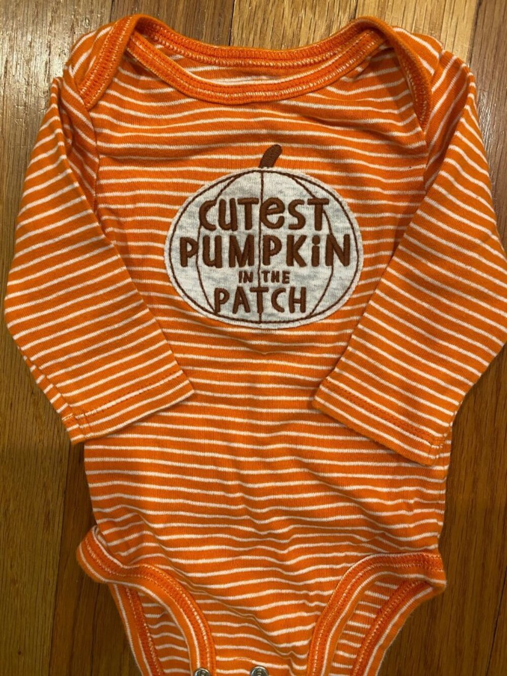 Carter's Cutest Pumpkin in the Patch Baby Bodysuit 3 Months Fall Halloween